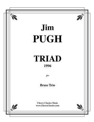Book cover for Triad for Brass Trio (1996)