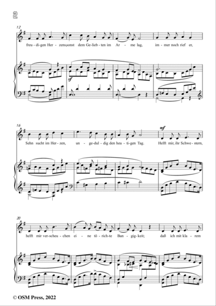 Schumann-Helft mir,ihr Schwestern,Op.42 No.5,in G Major Voice scores gallery preview page 4