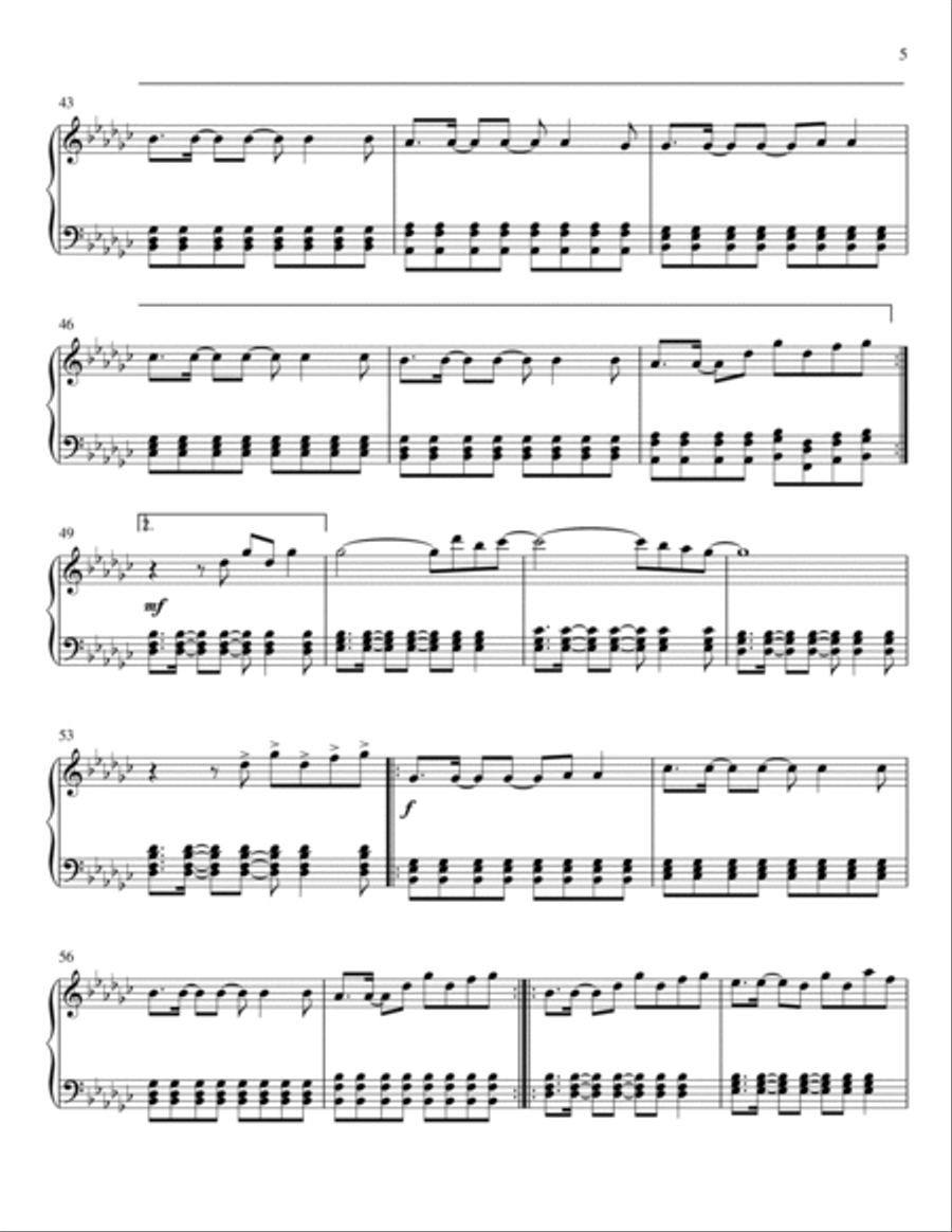 A Sky Full Of Stars Small Ensemble scores gallery preview page 5