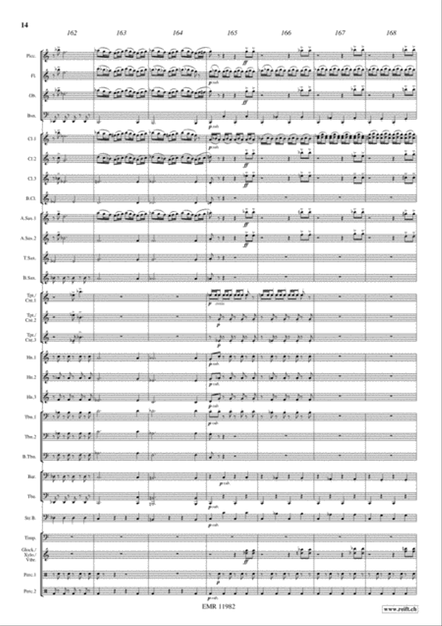 Spartacus Spartacus Concert Band scores gallery preview page 15