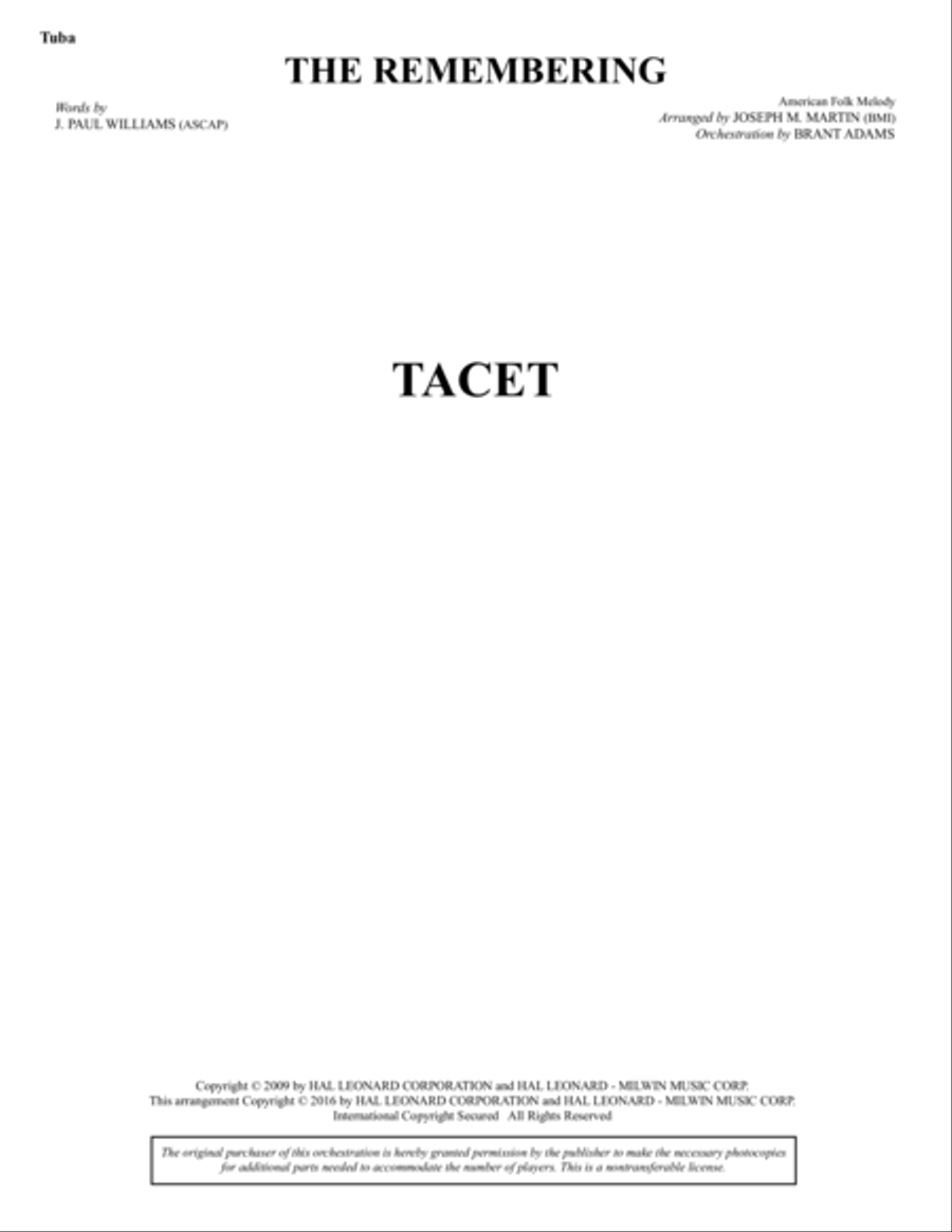 Sacred Places - Tuba Choir scores gallery preview page 6