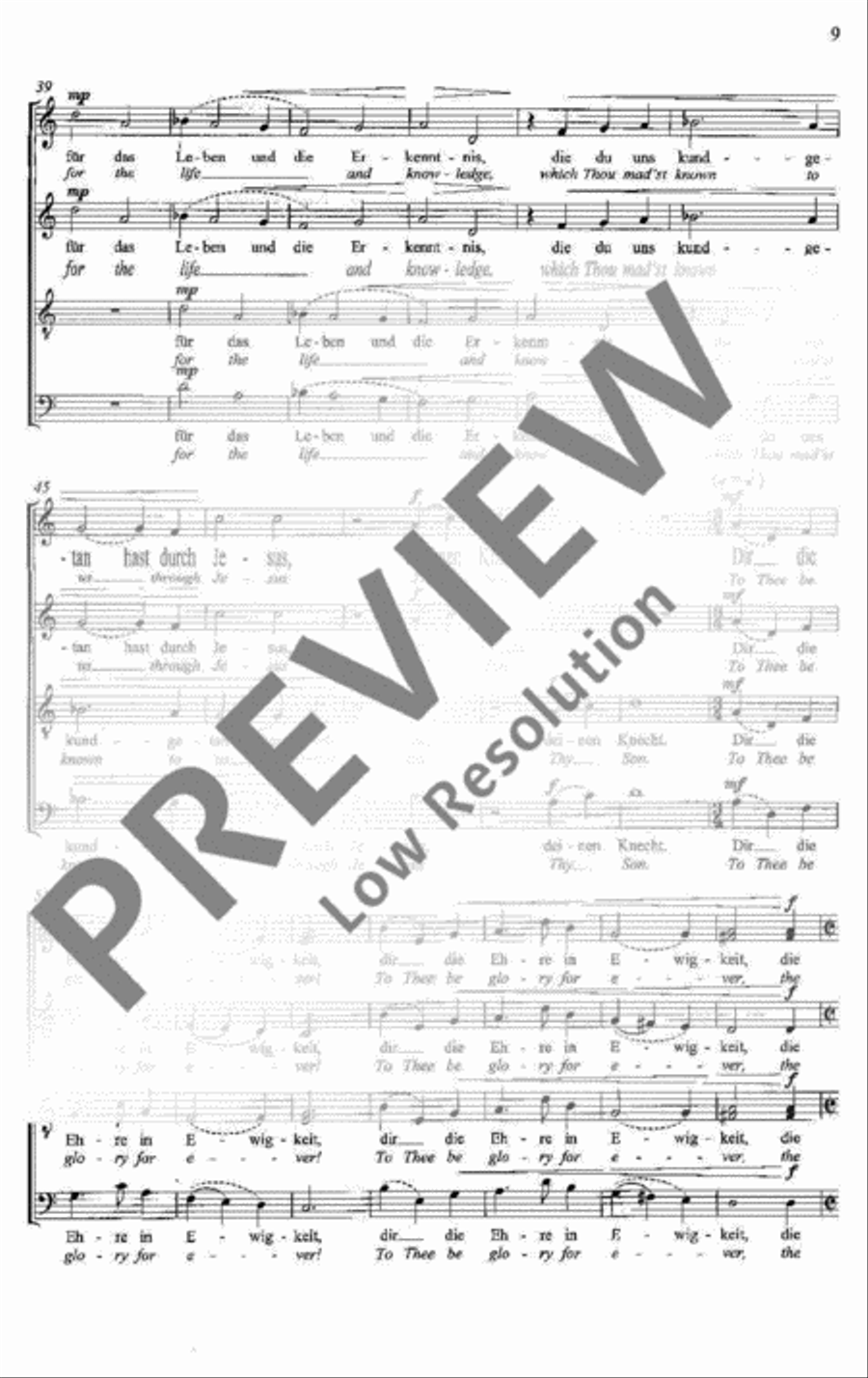 Hymn of Thanks Mixed Choir scores gallery preview page 7