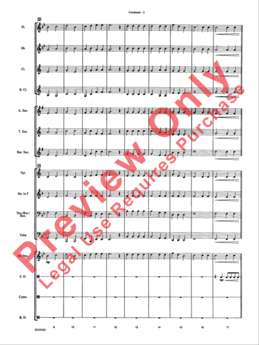 Overture 1812 Overture 1812 Concert Band scores gallery preview page 4