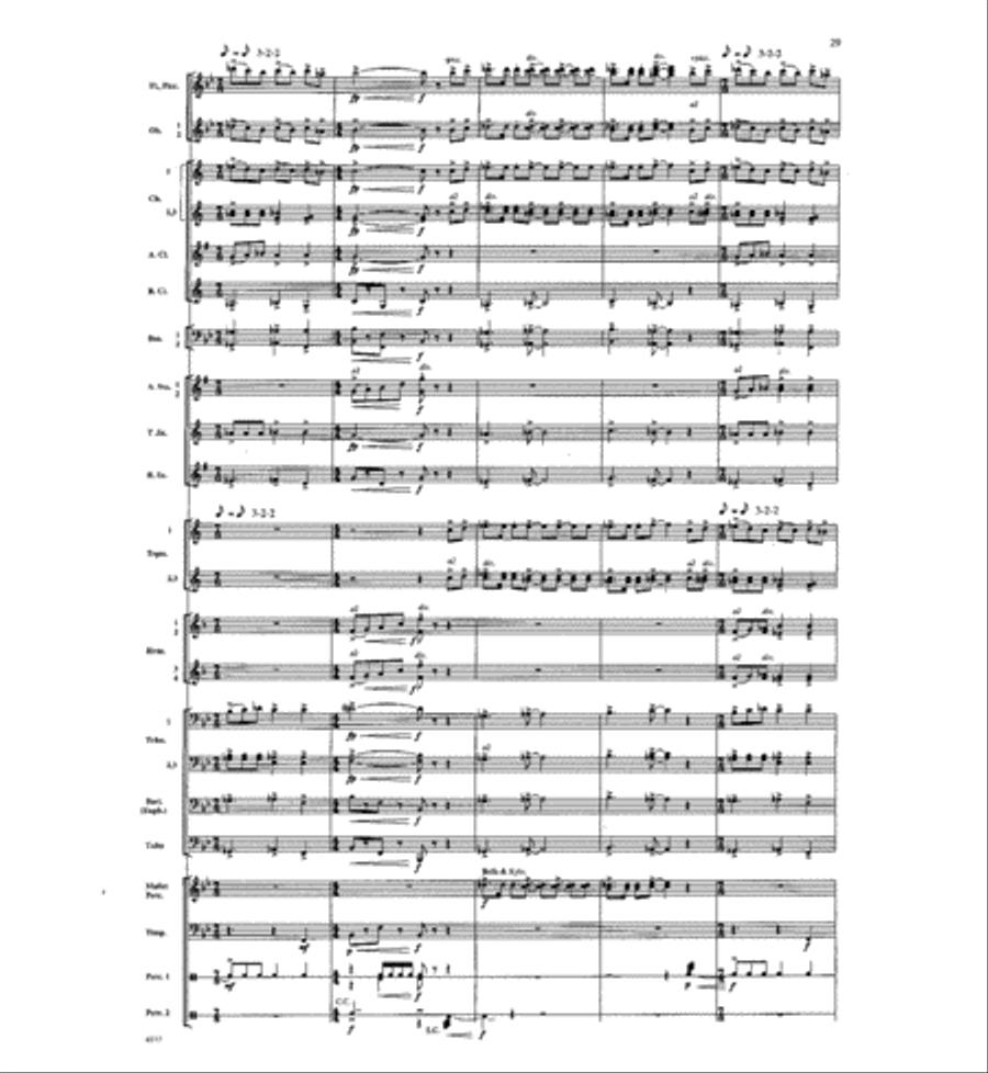 Dawn of a New Day Concert Band scores gallery preview page 28