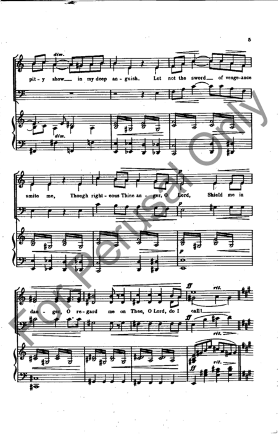 O Divine Redeemer 3-Part scores gallery preview page 4