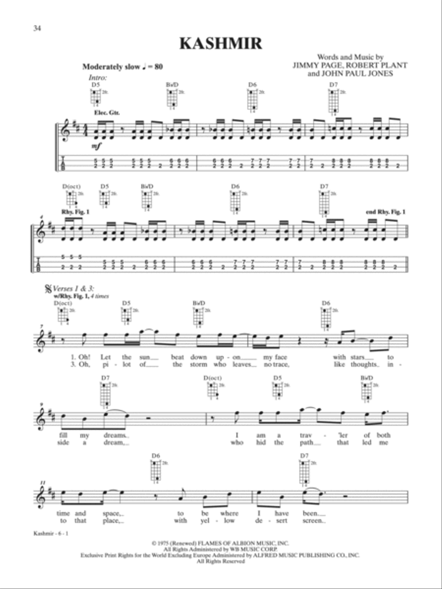 Uke 'An Play Led Zeppelin Ukulele scores gallery preview page 5