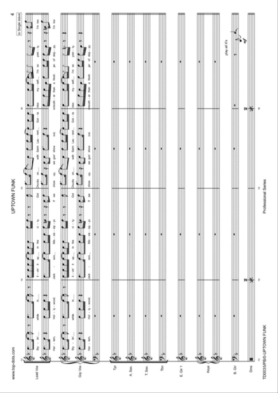 Uptown Funk Voice scores gallery preview page 6