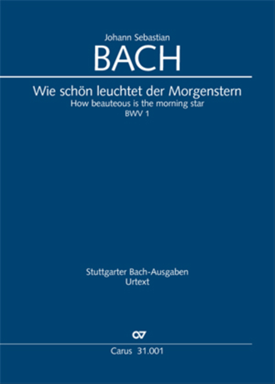 Wie schon leuchtet der Morgenstern (How beauteous is the morning star) STB scores gallery preview page 1