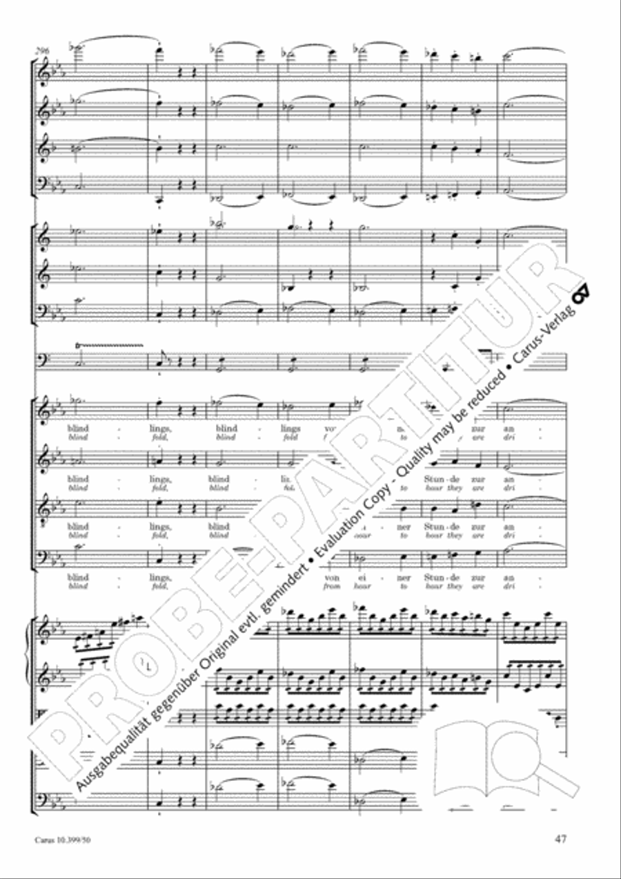 Schicksalslied, Op. 54 Choir scores gallery preview page 48