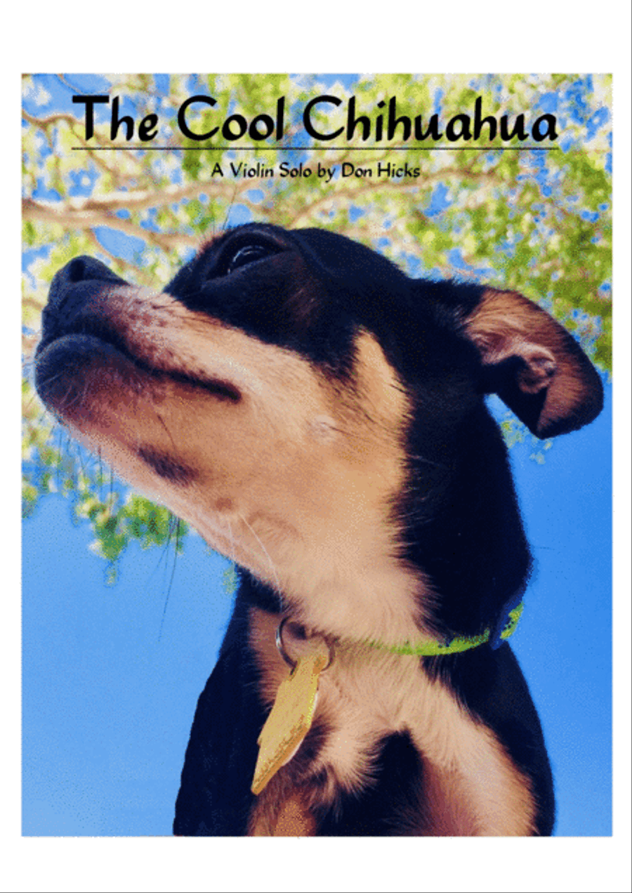 The Cool Chihuahua Violin Solo scores gallery preview page 1