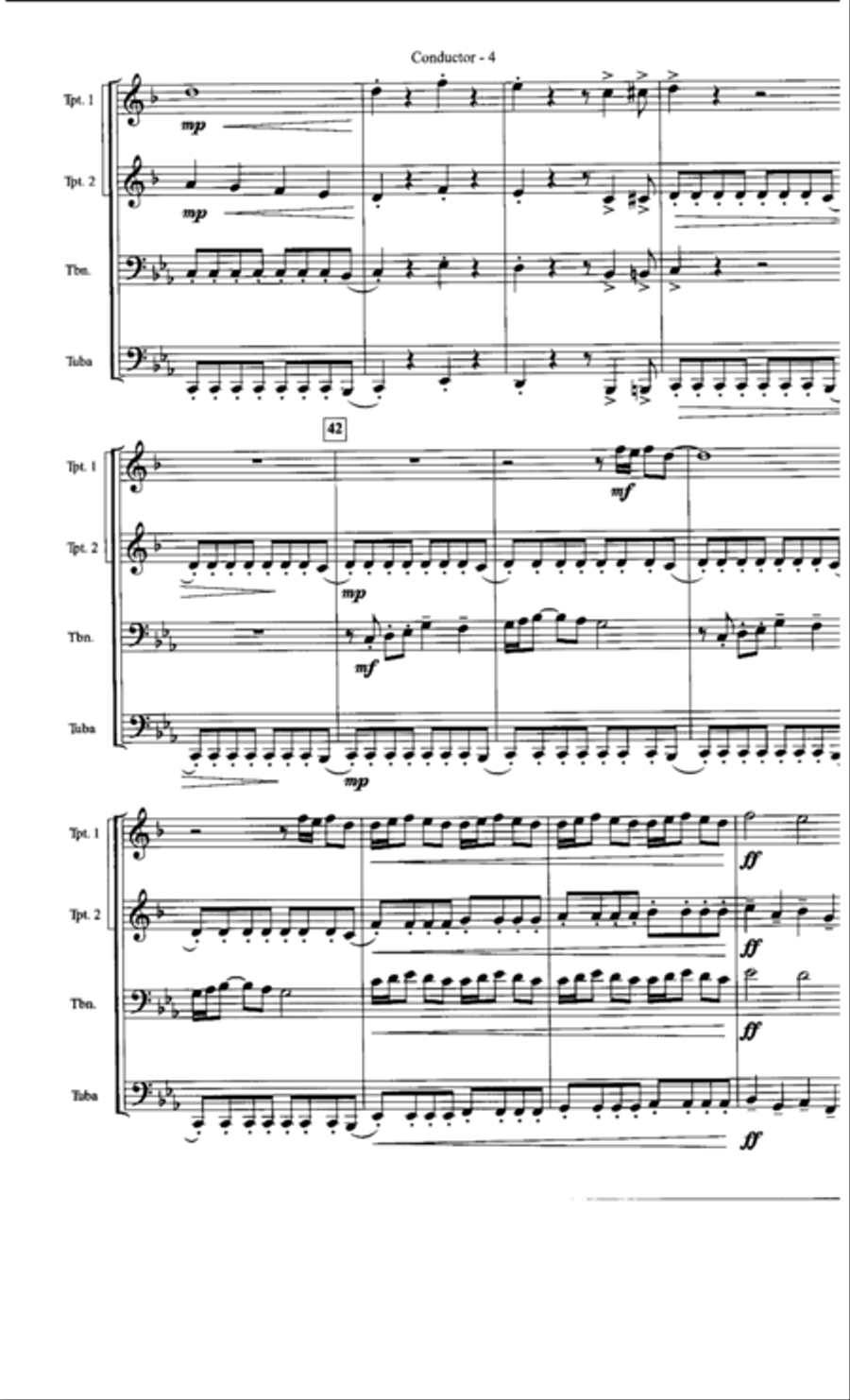 Phases Phases Brass Quartet scores gallery preview page 5