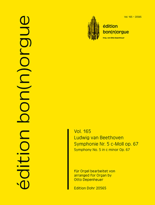 Book cover for Symphonie Nr. 5 c-Moll op. 67 (für Orgel)