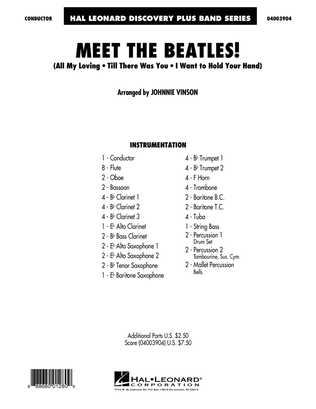 Meet the Beatles! - Conductor Score (Full Score)