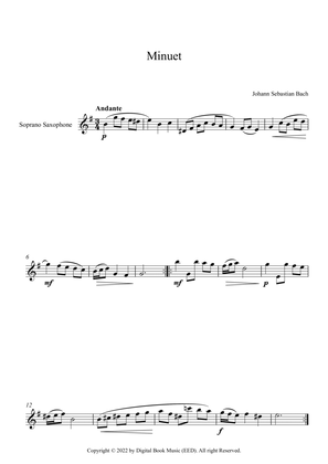 Minuet (In D Minor) - Johann Sebastian Bach (Soprano Sax)