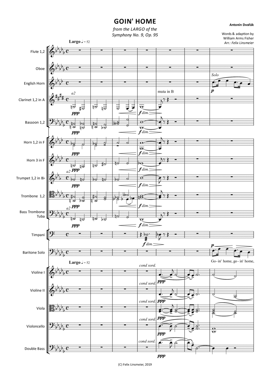 Goin' Home Full Orchestra scores gallery preview page 1