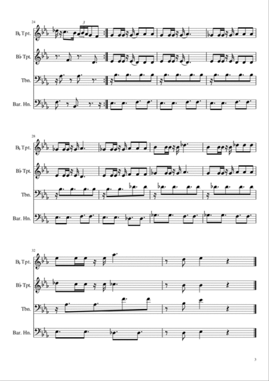 Manchega Manchega Brass Ensemble scores gallery preview page 3