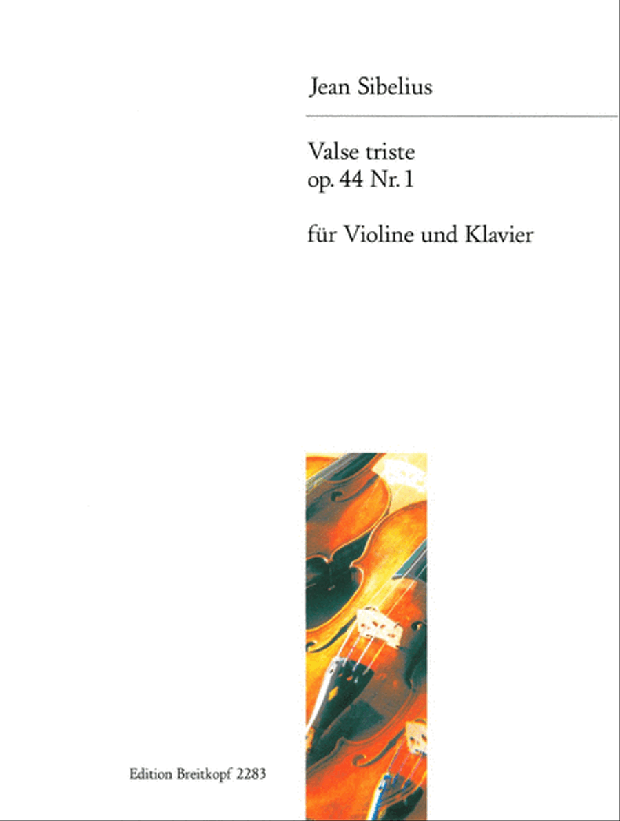 Valse triste Op. 44/1 Violin Solo scores gallery preview page 1
