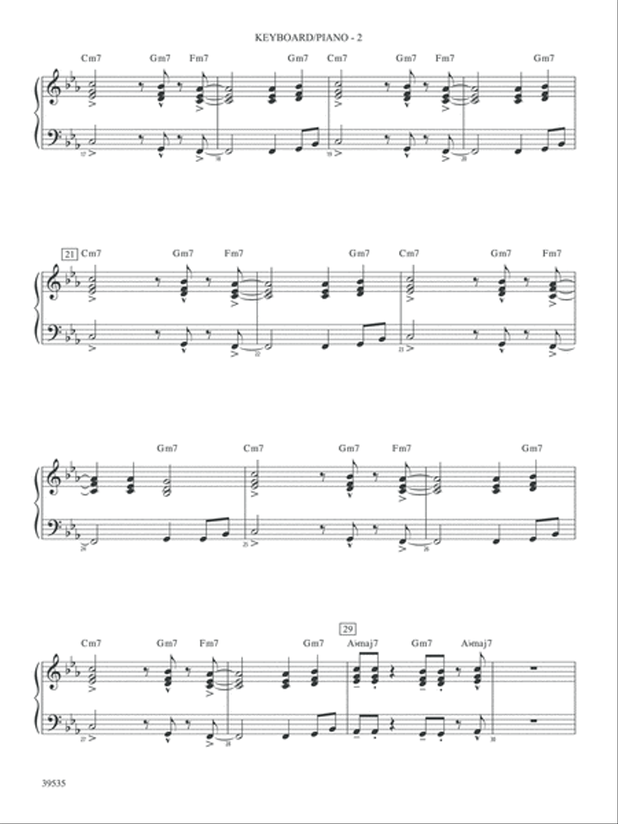 Bad Girls: Piano Accompaniment Concert Band scores gallery preview page 2