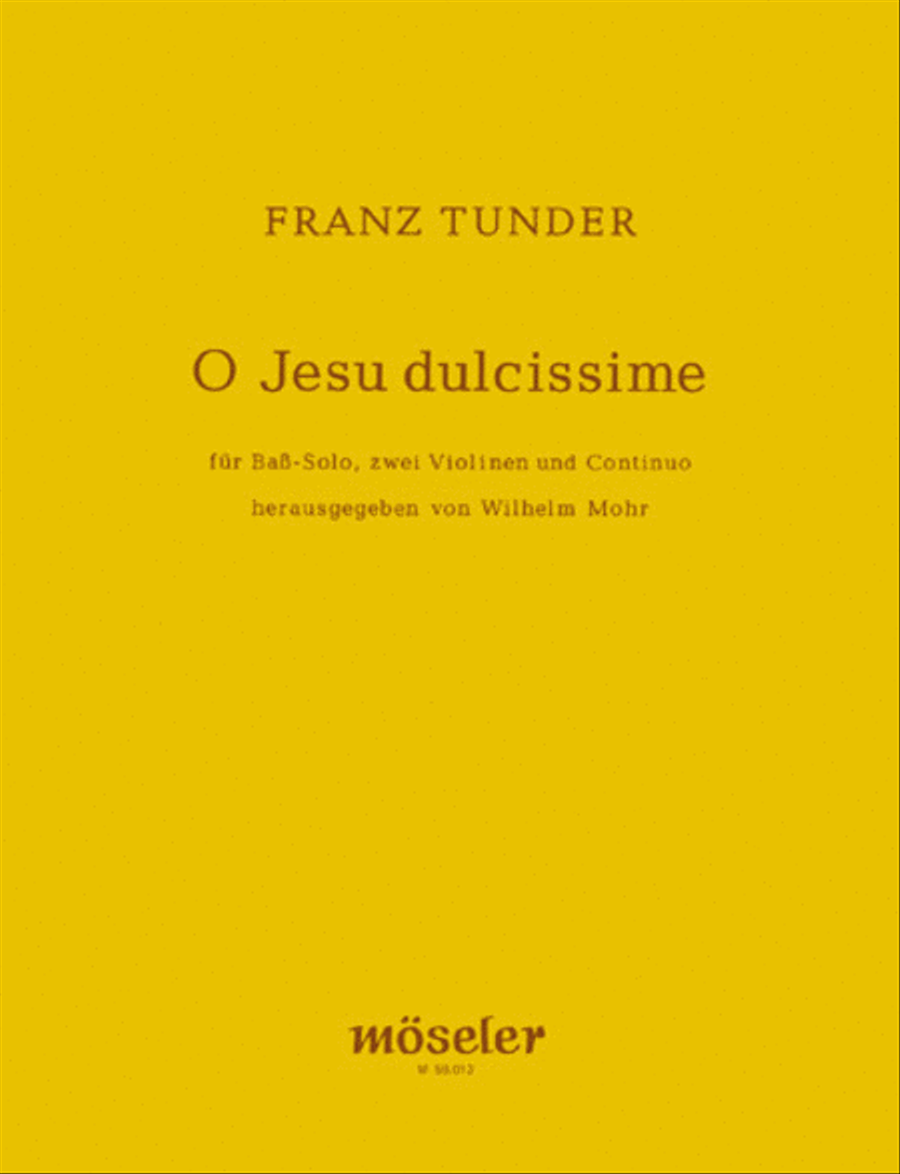 O Jesu, dulcissime Violin scores gallery preview page 1