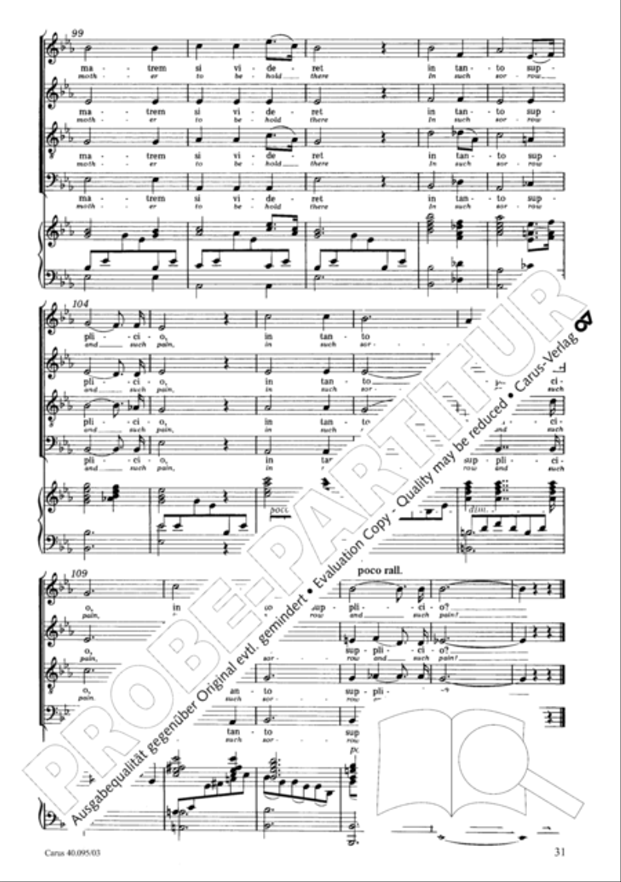 The Seven Words (Die Sieben Worte) 4-Part scores gallery preview page 32