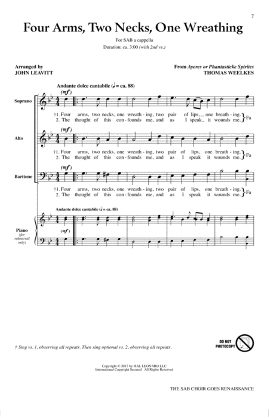 The SAB Choir Goes Renaissance 3-Part scores gallery preview page 6