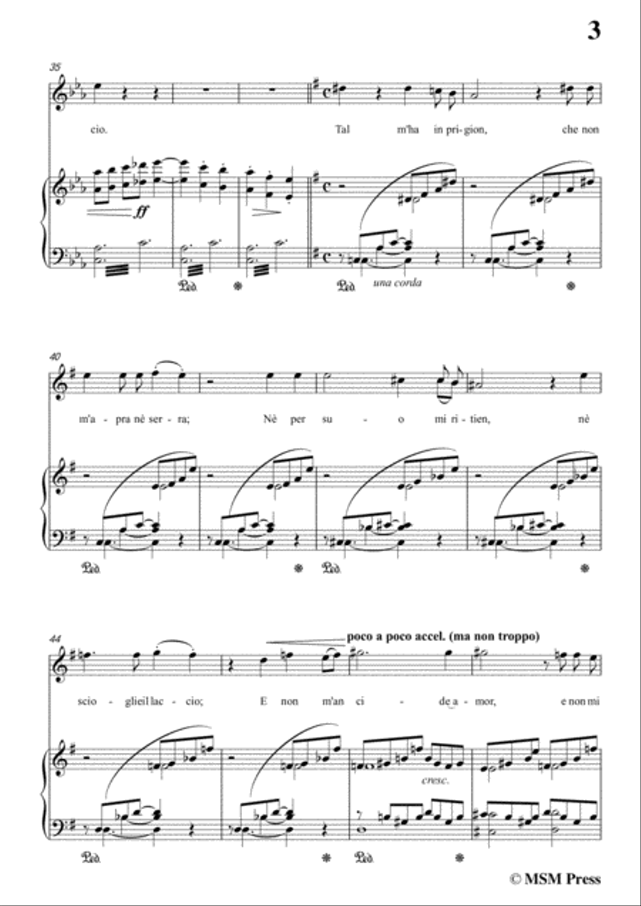 Liszt-Pace non trovo in g sharp minor,for Voice and Piano image number null