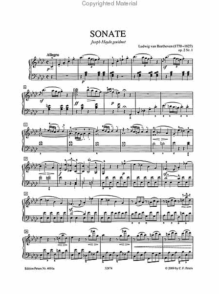 Piano Sonata in f minor Op. 2, No. 1