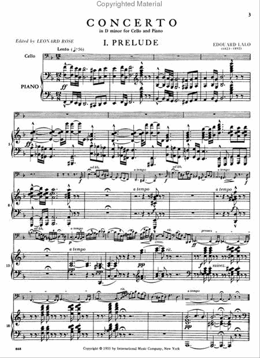 Concerto In D Minor Piano Accompaniment scores gallery preview page 3