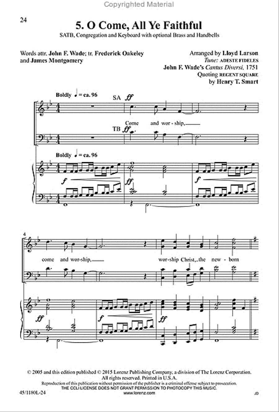 All Together Now All Together Now 4-Part scores gallery preview page 13