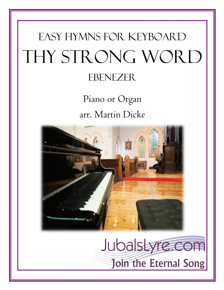 Thy Strong Word (Easy Hymns for Keyboard) image number null