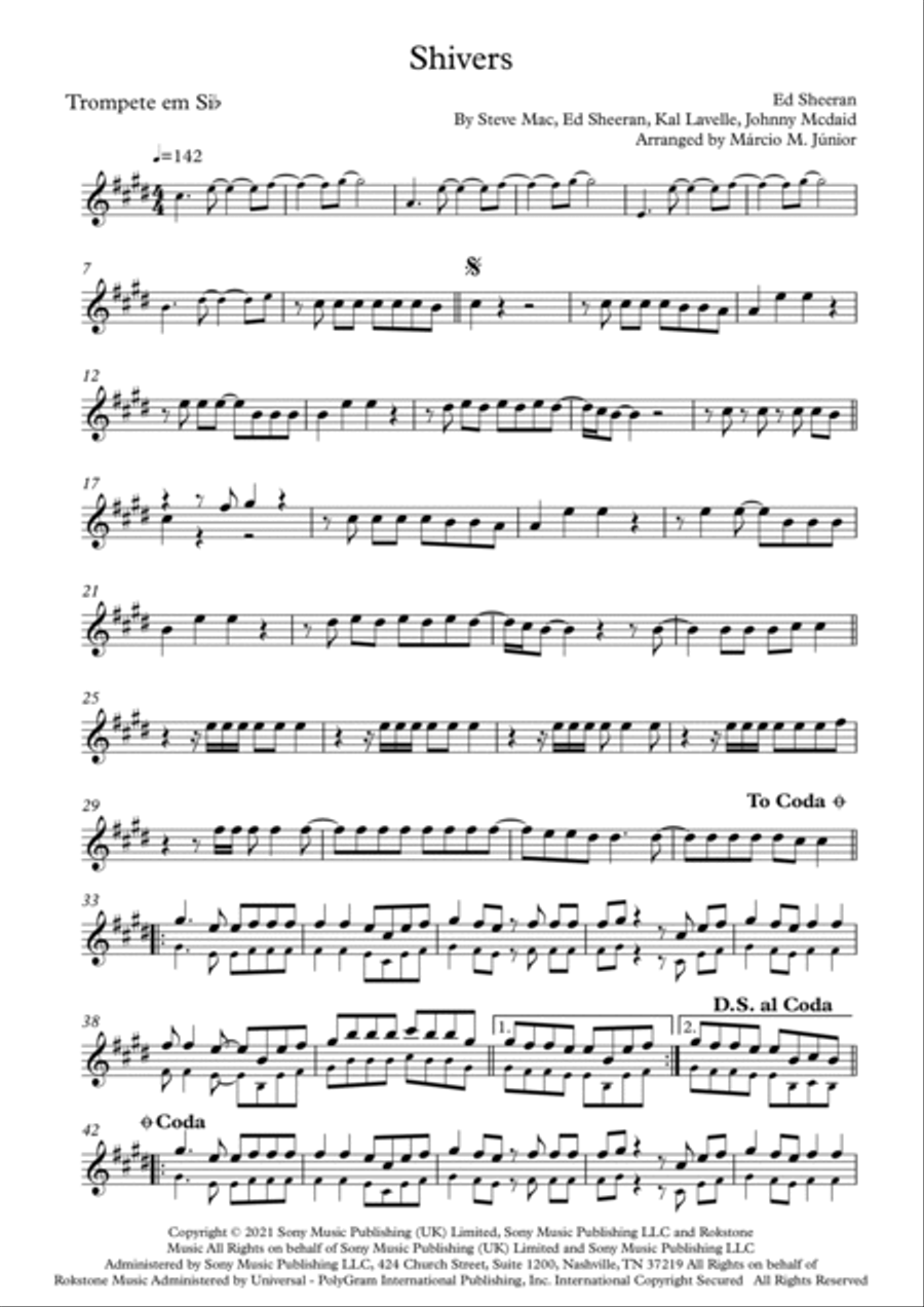 Shivers Piccolo Trumpet scores gallery preview page 2