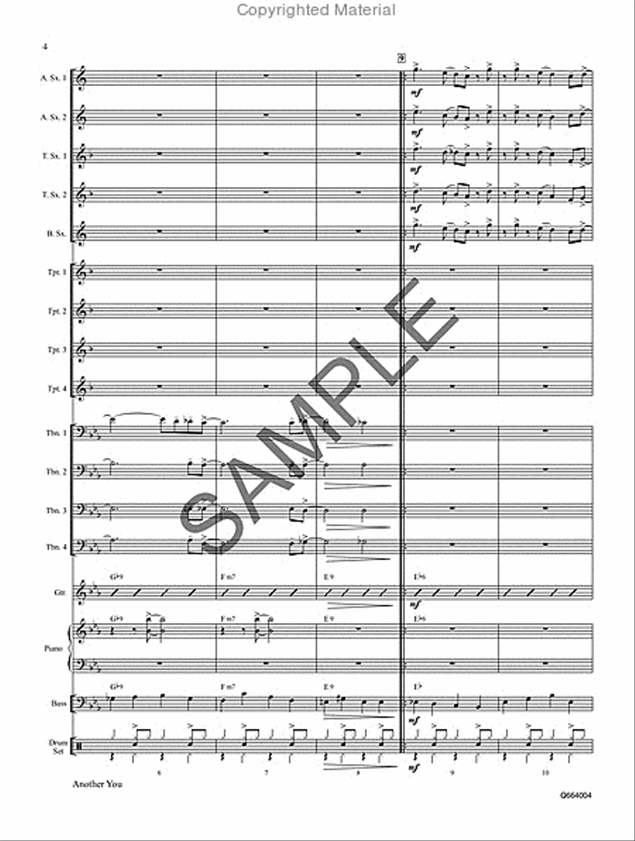 Another You Jazz Ensemble scores gallery preview page 5