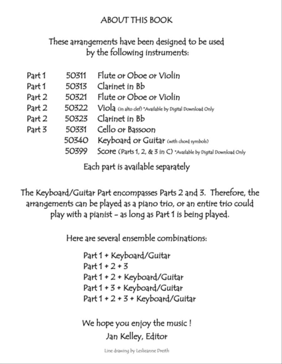 Music for Three, Volume 3 Part 2 Viola 50322 Small Ensemble scores gallery preview page 2