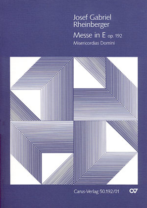 Book cover for Mass in E major (Missa in E)