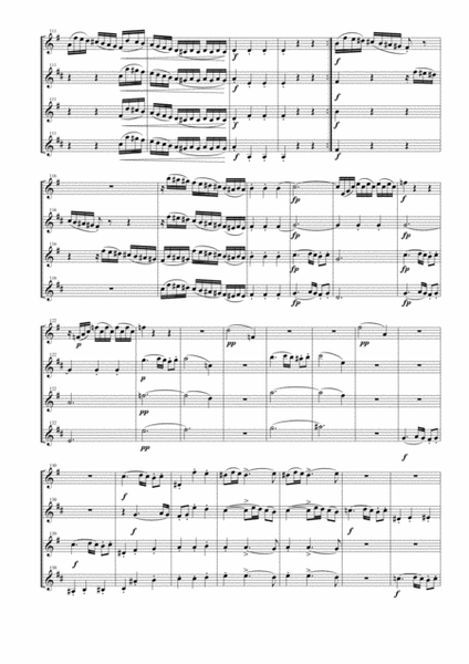 String Quartet Op. 18 No. 1 for Saxophone Quartet (SATB) image number null