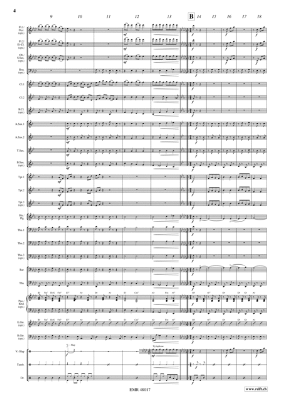Can-Can Concert Band scores gallery preview page 4