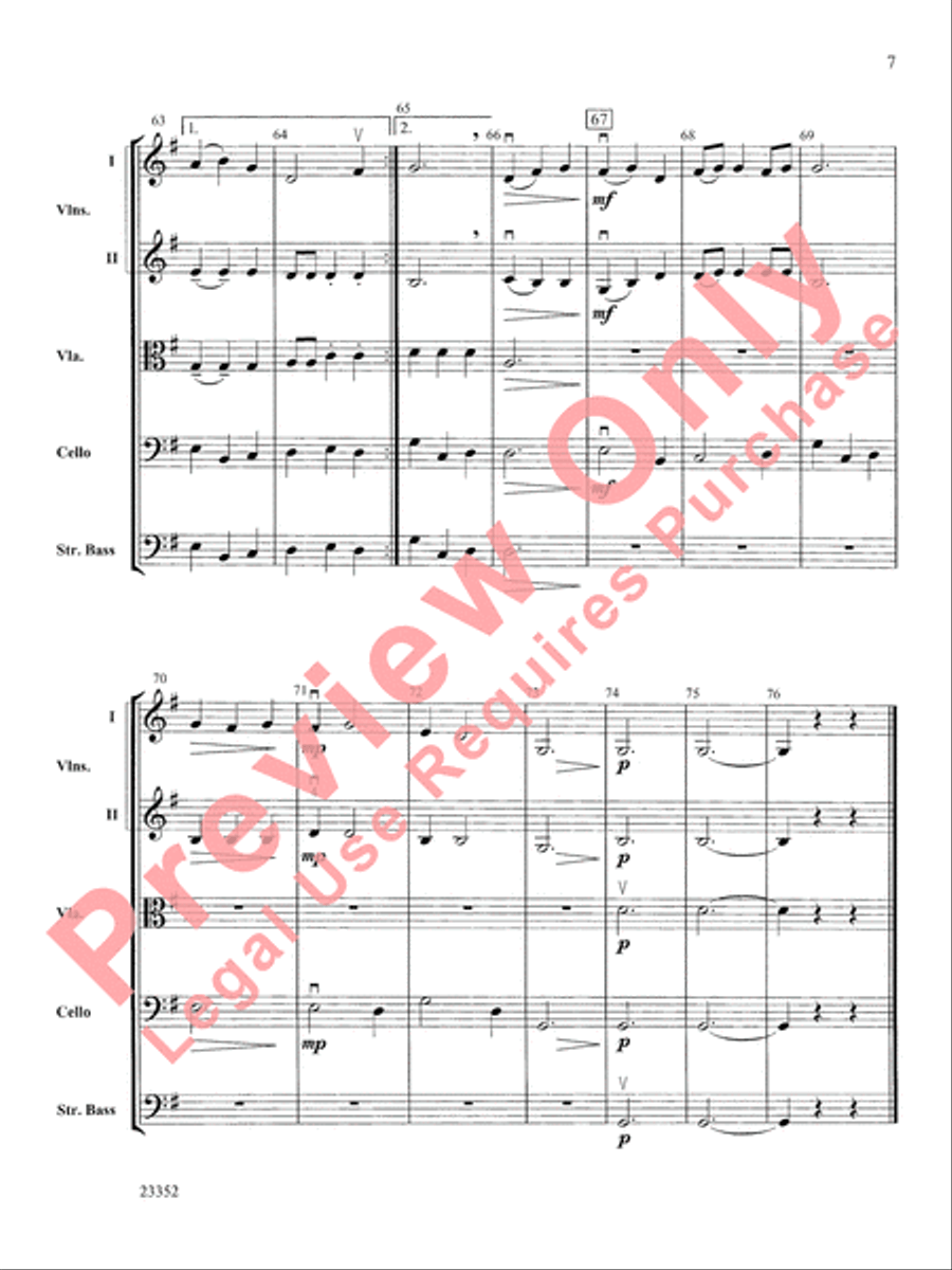 A Postcard from Tuscany String Orchestra scores gallery preview page 8