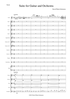 Guitar and Orchestra Suite Complete (Score and Parts)