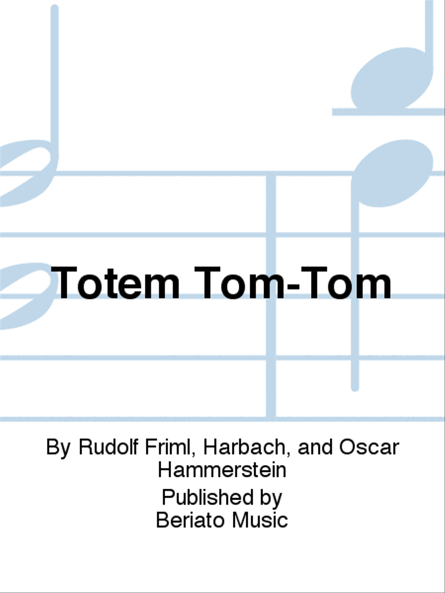 Totem Tom-Tom Totem Tom-Tom Piano, Vocal, Guitar scores gallery preview page 1