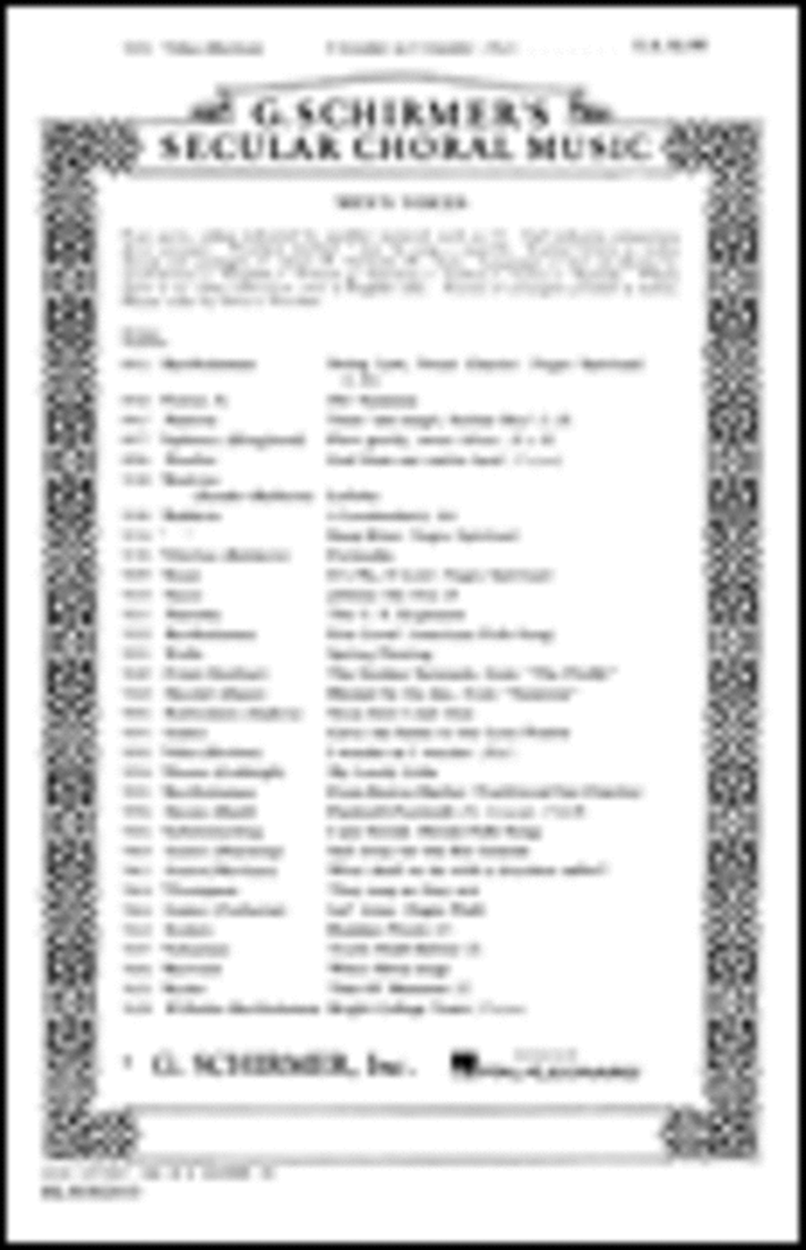 I Wonder As I Wander TTBB scores gallery preview page 1