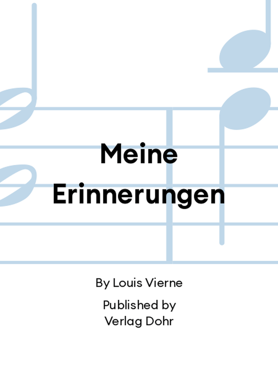 Meine Erinnerungen Collection / Songbook scores gallery preview page 1