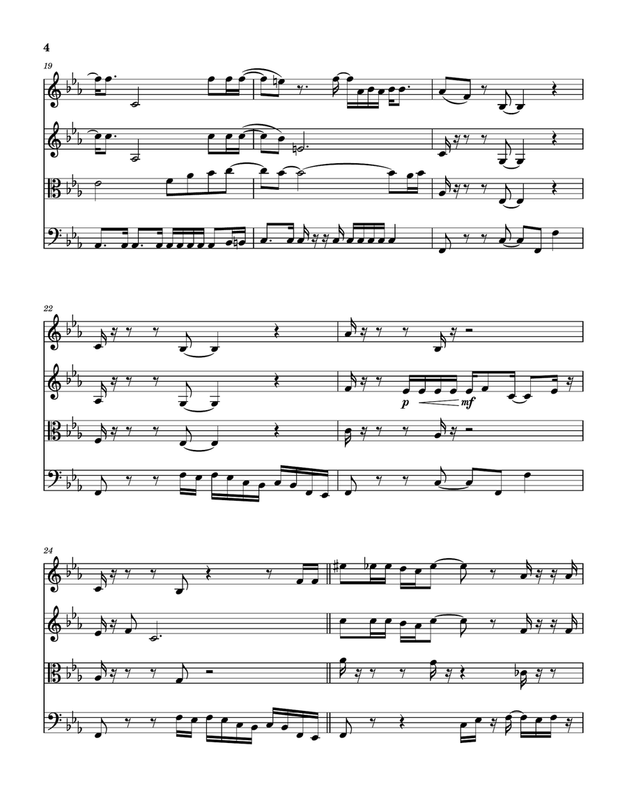 Do Your Thing String Quartet scores gallery preview page 5