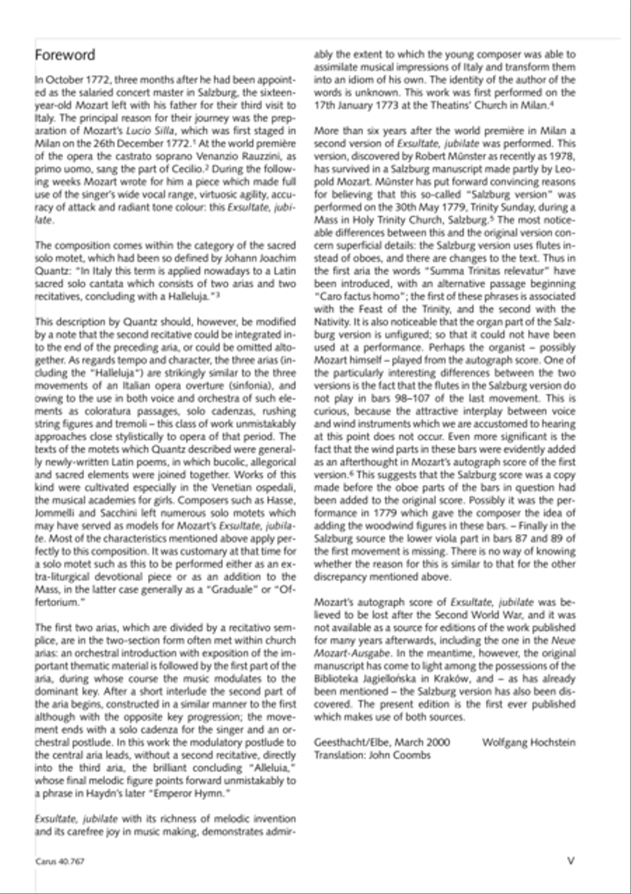 Exsultate, jubilate Exsultate, jubilate Bassoon scores gallery preview page 6