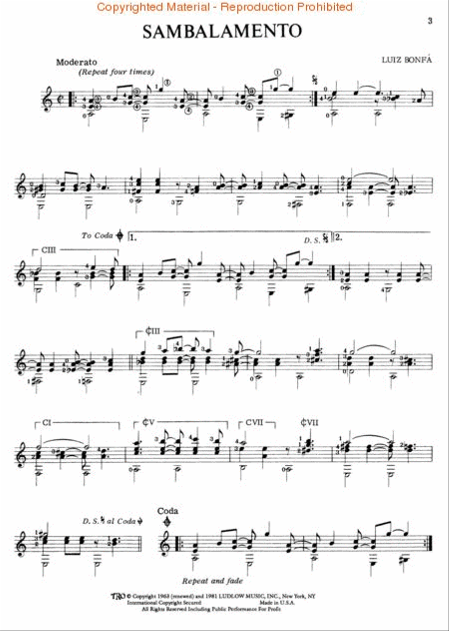 The Brazilian Masters – 2nd Edition Guitar Solo scores gallery preview page 2