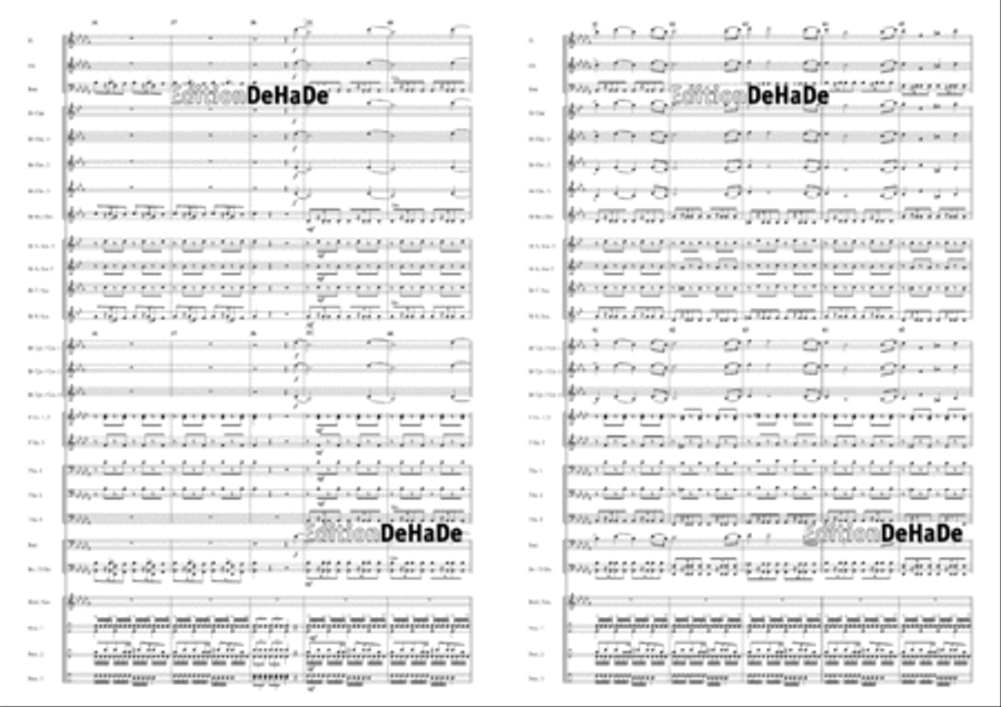 Carnaval de Paris Concert Band scores gallery preview page 5