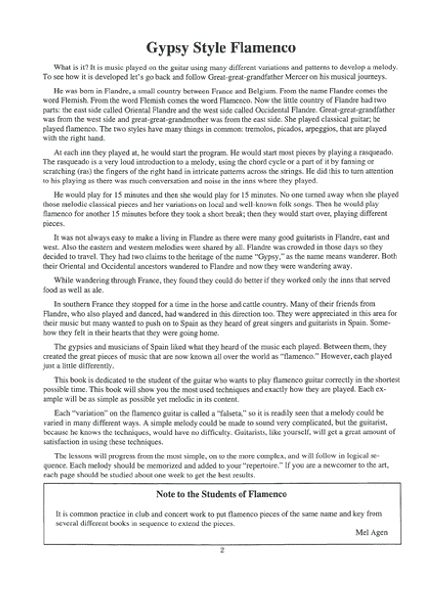 Easy Flamenco Solos Acoustic Guitar scores gallery preview page 3