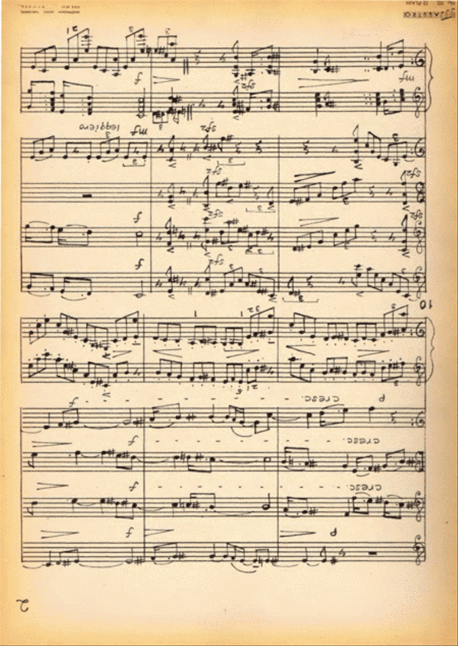 Quintet for Piano and Strings String Quartet scores gallery preview page 5