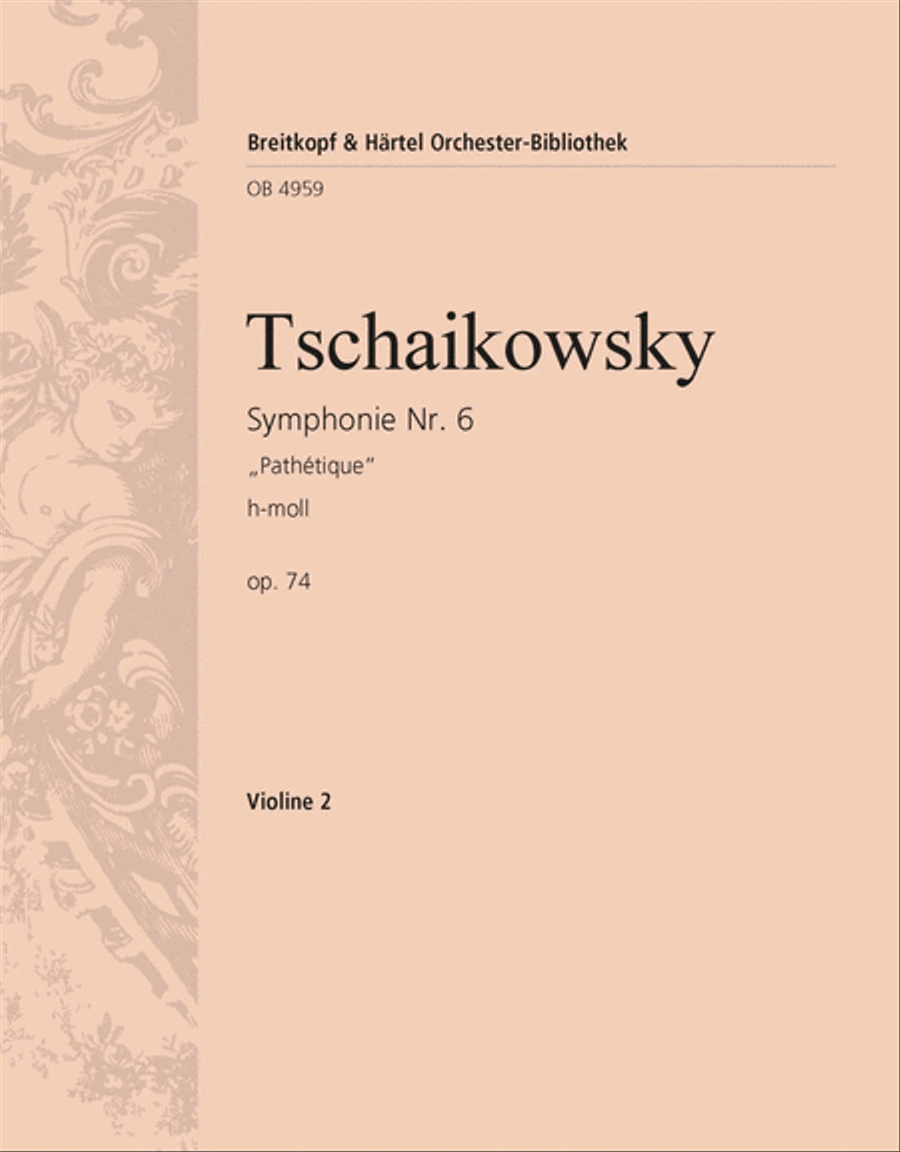 Symphony No. 6 in B minor Op. 74 Orchestra scores gallery preview page 1