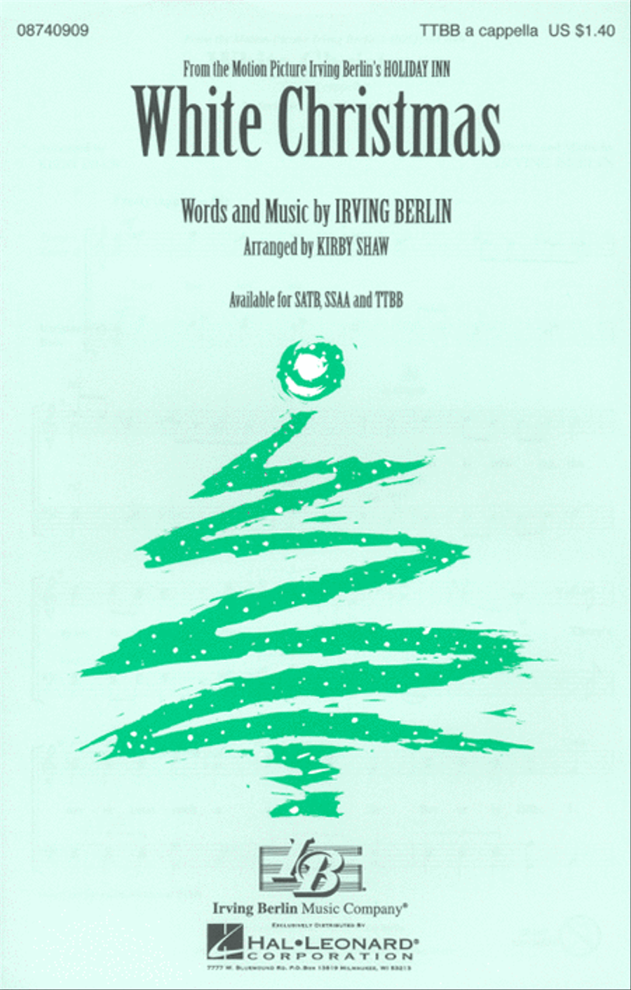 White Christmas White Christmas TTBB scores gallery preview page 1