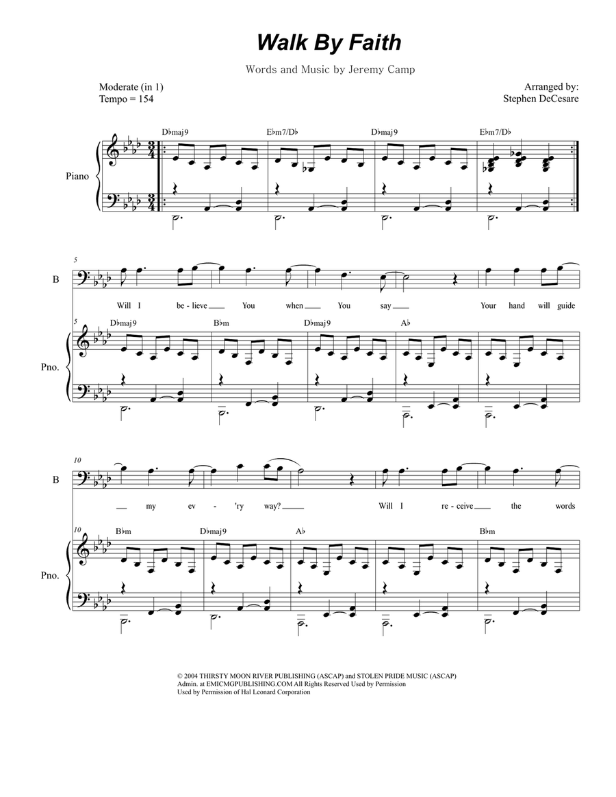 Walk By Faith TB scores gallery preview page 1